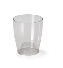 MACETA ORQUIDEA LIVING 13X16CM TRANSPARENTE