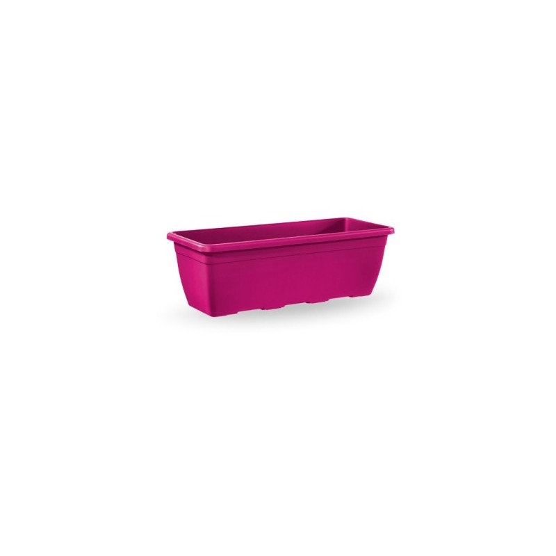 JARDINERA PLASTICO NAXOS FUCSIA