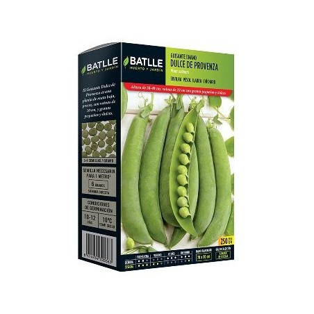 SEMILLAS GUISANTE DULCE PROVENZA 250GR
