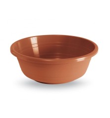 TARRINA PLASTICO 20CM CILINDRO TERRACOTA