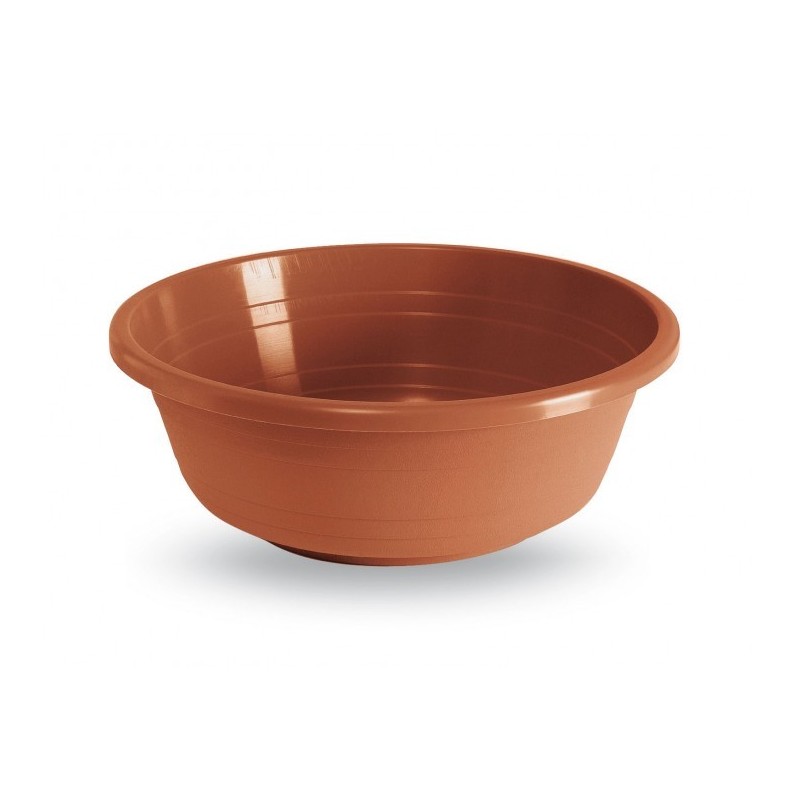 TARRINA PLASTICO 20CM CILINDRO TERRACOTA