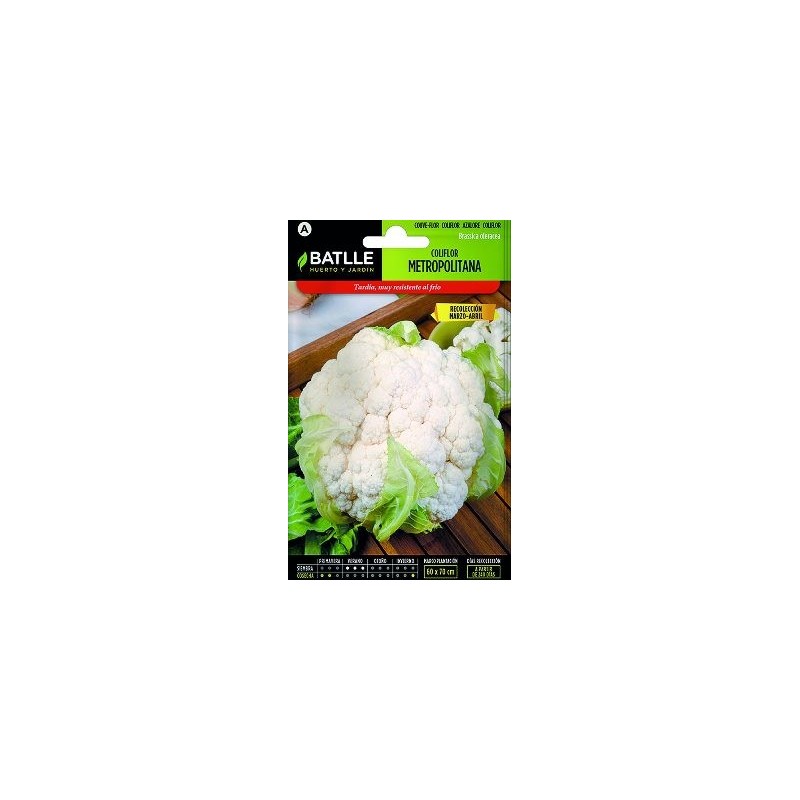 SEMILLAS COLIFLOR METROPOLITANA 3GR