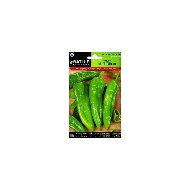 SEMILLAS PIMIENTO DULCE ITALIANO 2GR