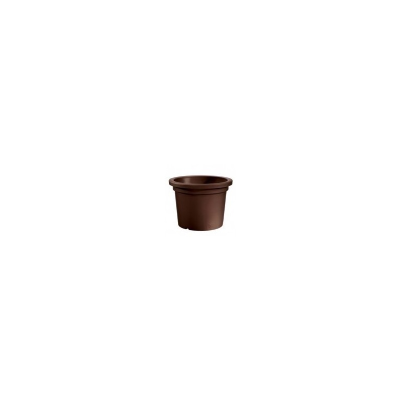 MACETA PLASTICO BRONCE CILINDRO