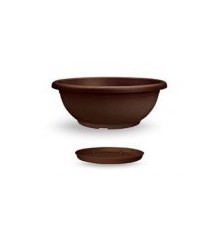 TARRINA PLASTICO CON PLATO NAXOS BRONCE