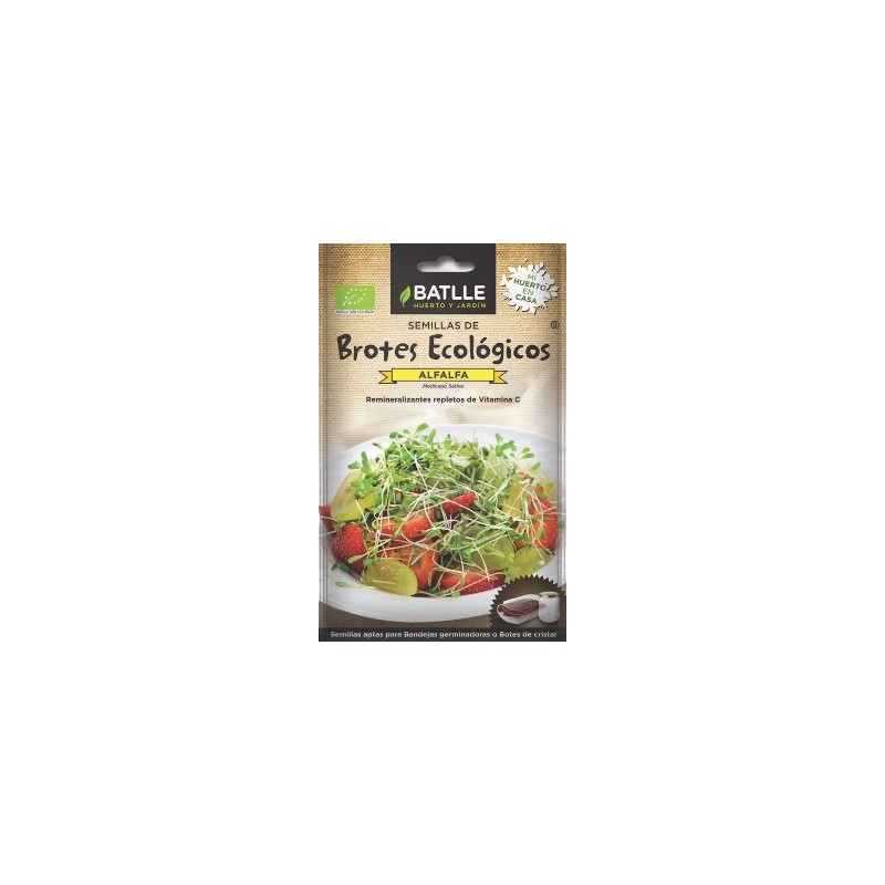 SEMILLAS ECOLOGICAS BROTES ALFALFA 21GR