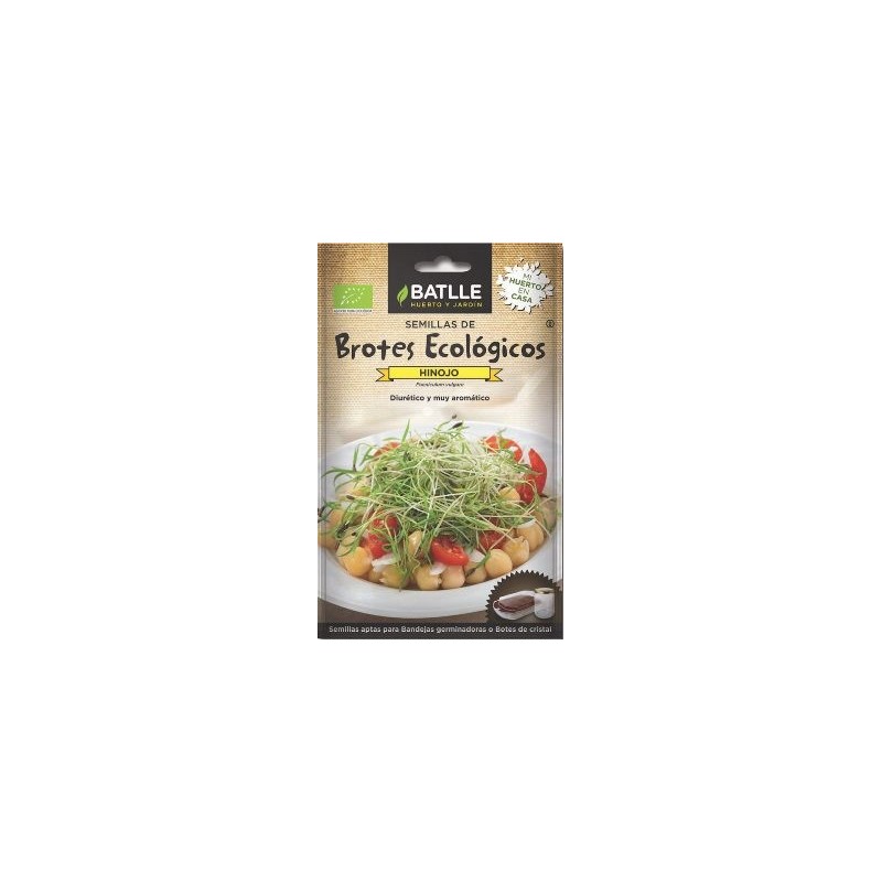 SEMILLAS ECOLOGICAS BROTES HINOJO 10GR