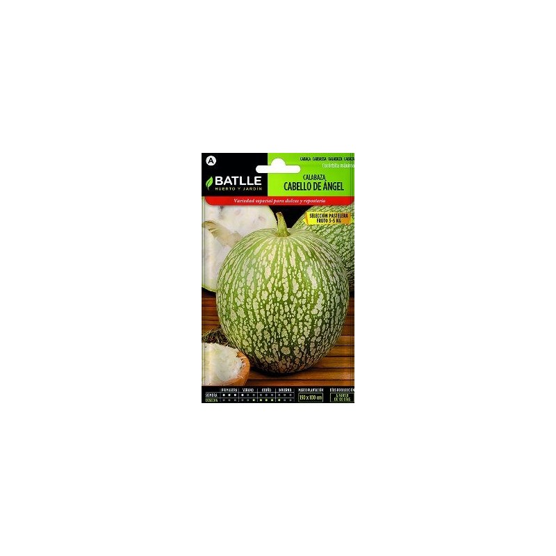 SEMILLAS CALABAZA CABELLO DE ANGEL 6GR
