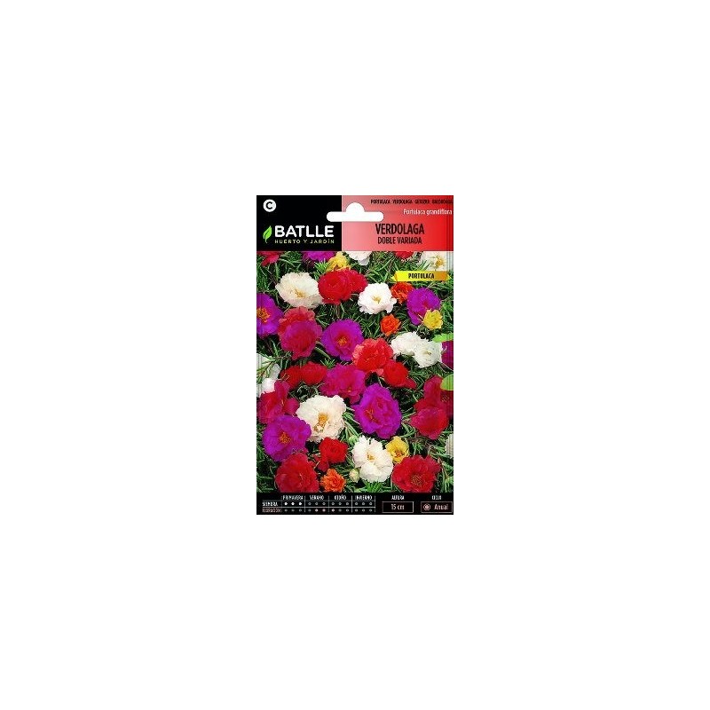 SEMILLAS VERDOLAGA DOBLE PORTULACA 0.7GR