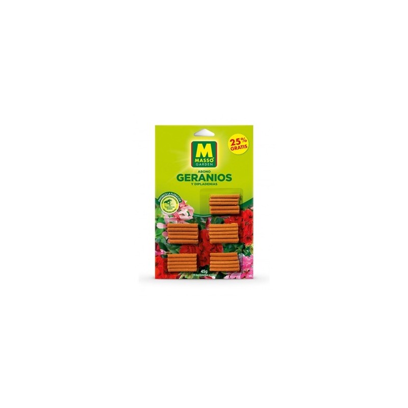 BASTONCITOS FERTILIZANTE GERANIOS Y DIPLADENIAS 25