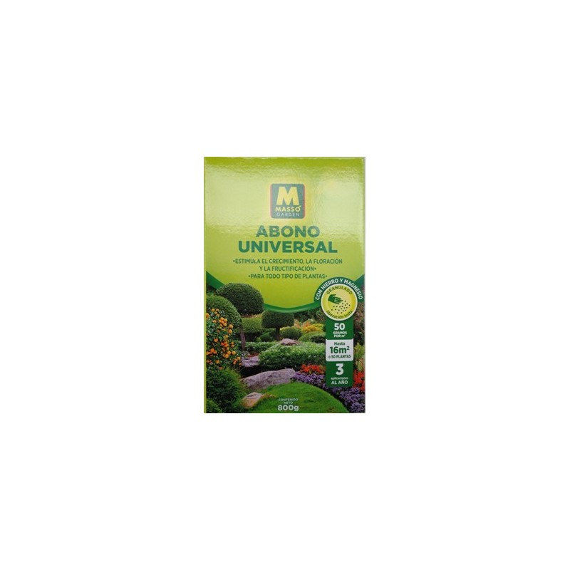 ABONO UNIVERSAL 800GR 4 MESES DE NUTRICION