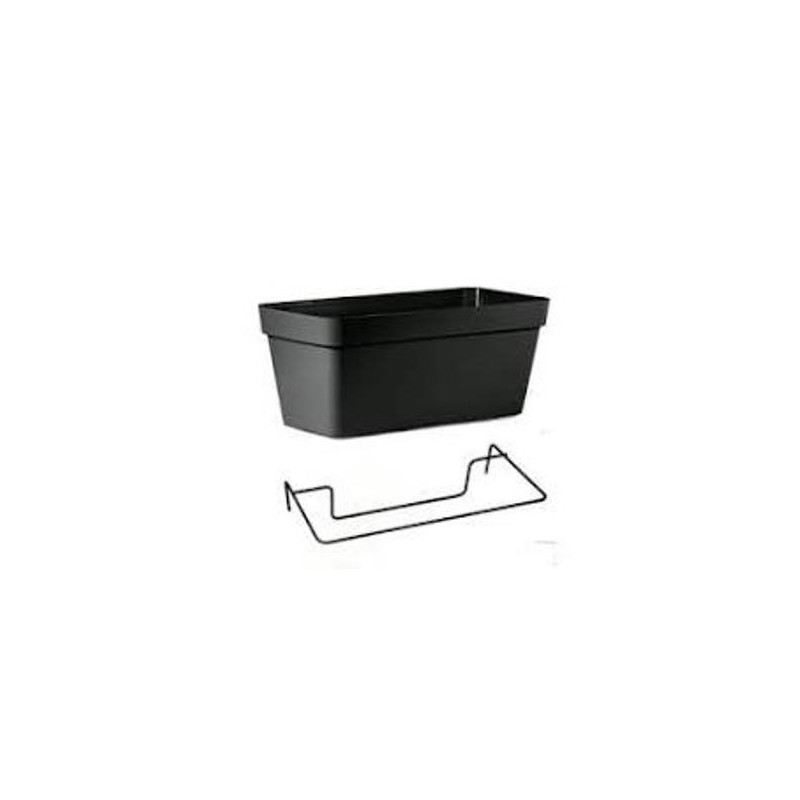 JARDINERA+SOPORTE 50CM CLEO ANTRACITA