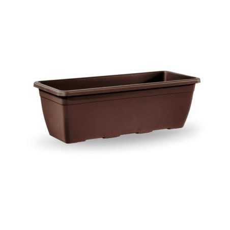 JARDINERA PLASTICO NAXOS 80CM BRONCE