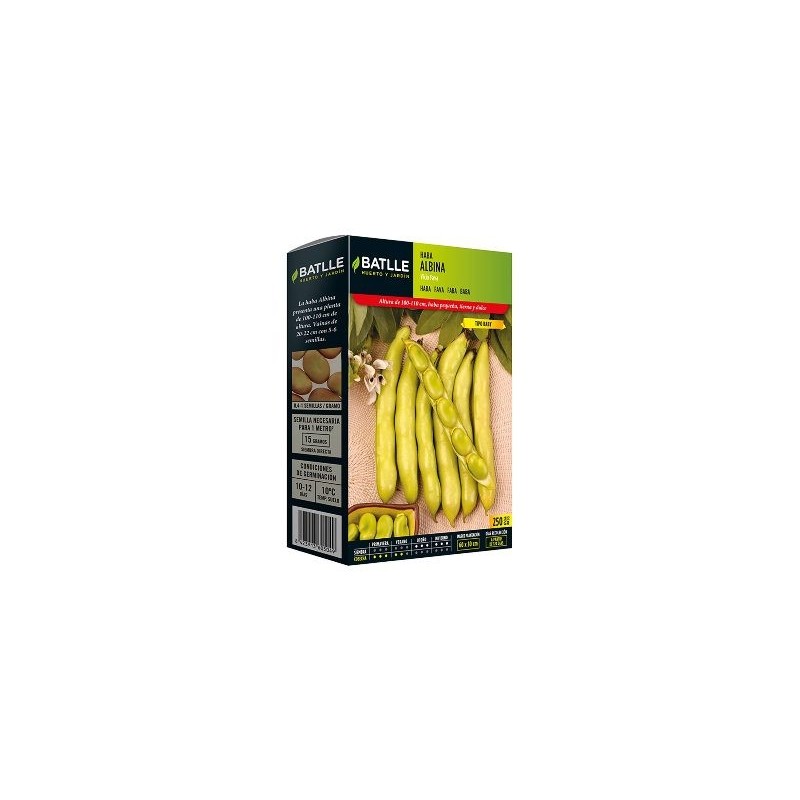 SEMILLAS HABAS ALBINA TIPO BABY 250GR