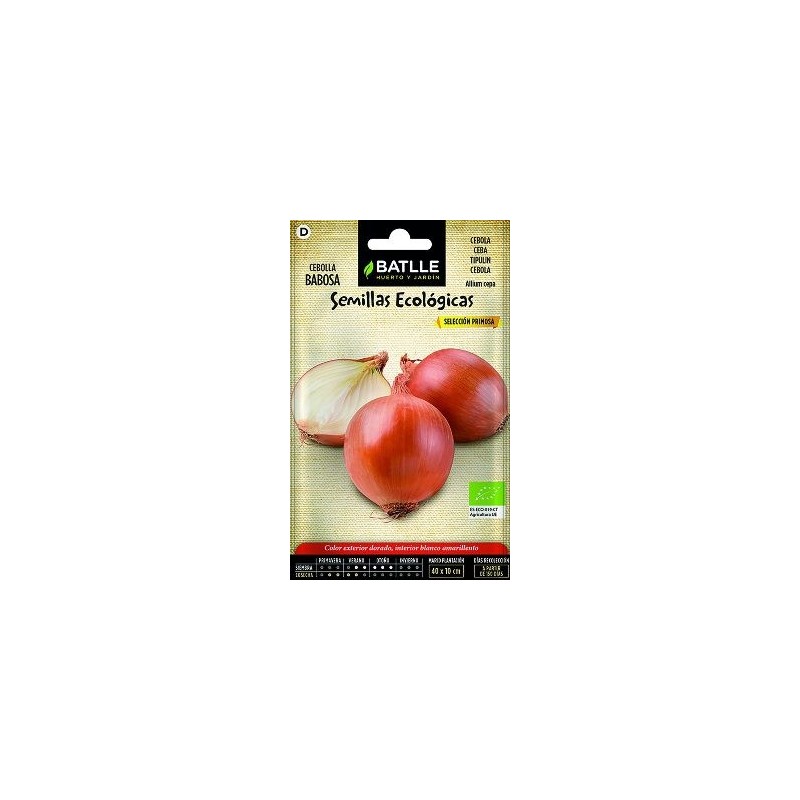 SEMILLAS ECOLOGICAS CEBOLLA BABOSA 1GR