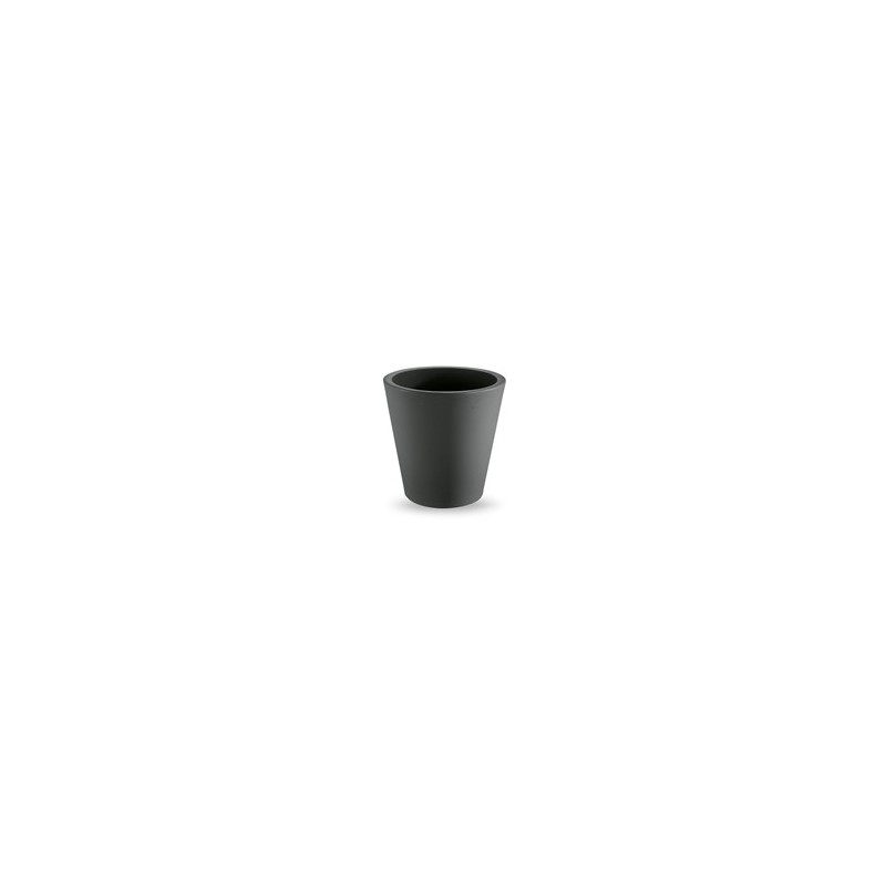 VASO SINGLE REDONDO 35CM ANTRACITA