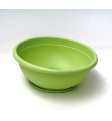 TARRINA CON PLATO 40CM NAXOS VERDE SUAVE