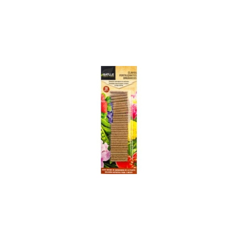 CLAVOS FERTILIZANTES ORGANICOS ECO 30 BARRITAS