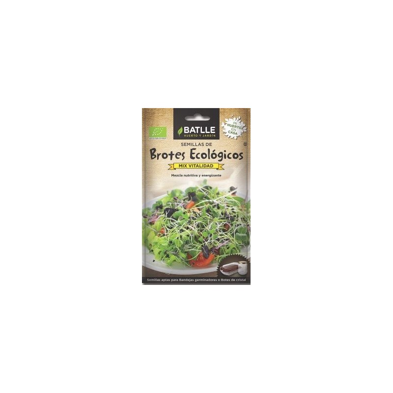 SEMILLAS ECOLOGICAS BROTES MIX VITALIDAD 15GR