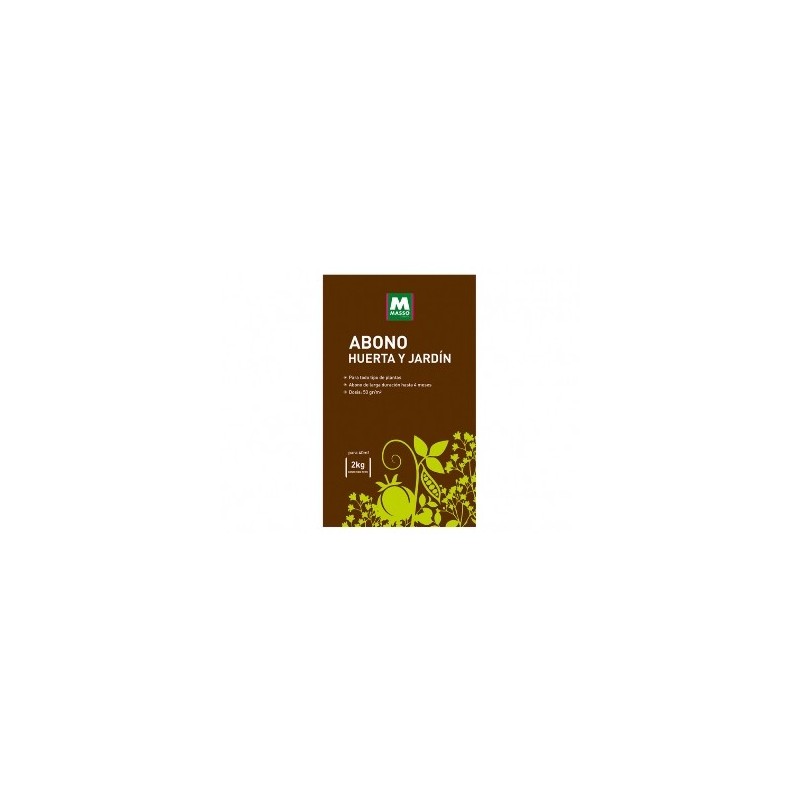 ABONO HUERTA Y JARDIN BOLSA 2KG LIBERACION LENTA