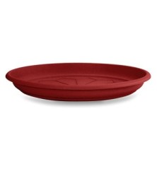 PLATO PLASTICO NAXOS ROJO