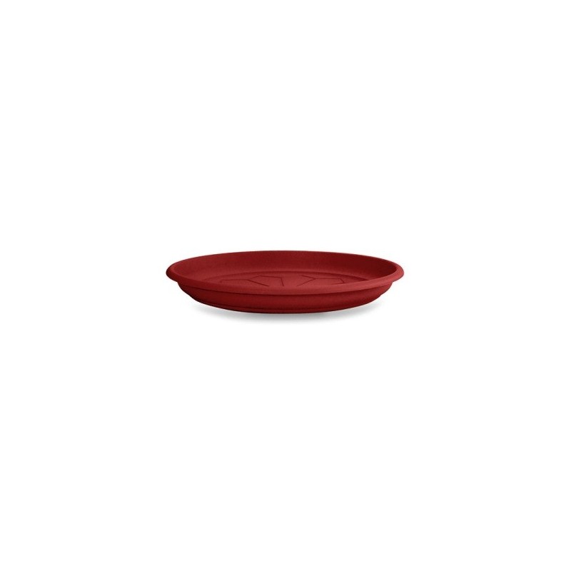 PLATO PLASTICO NAXOS ROJO
