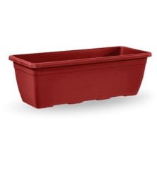 JARDINERA PLASTICO NAXOS ROJA