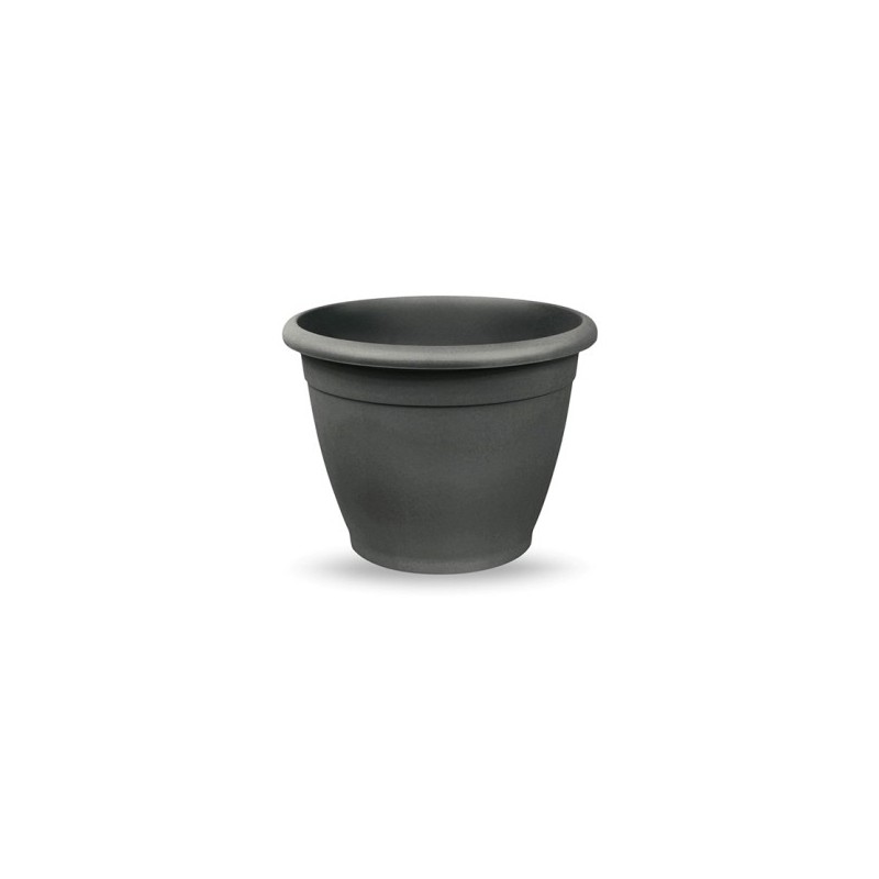 MACETA PLASTICO COLOR ANTRACITA NAXOS