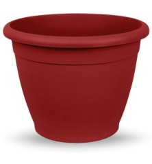MACETA PLASTICO COLOR ROJA NAXOS