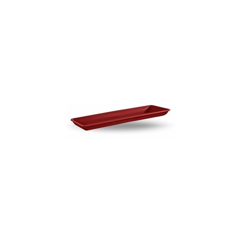 PLATO PLASTICO JARDINERA NAXOS ROJA