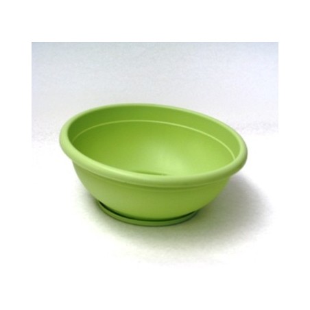 TARRINA CON PLATO 40CM NAXOS VERDE SUAVE