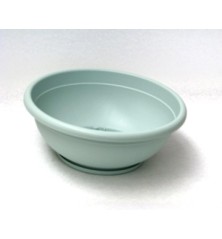 TARRINA CON PLATO 40CM NAXOS AZUL CIELO