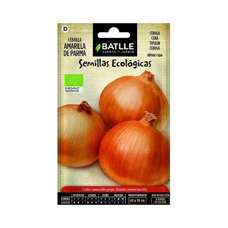 SEMILLAS ECOLOGICAS CEBOLLA AMARILLA P. 1GR
