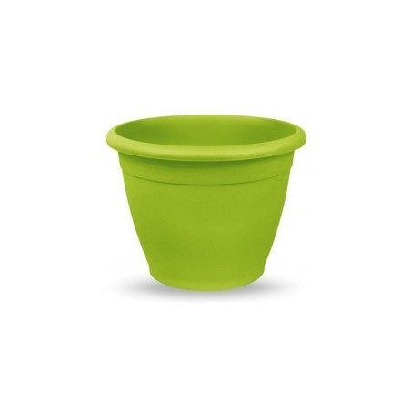MACETA PLASTICO NAXOS 35CM VERDE PISTACHO