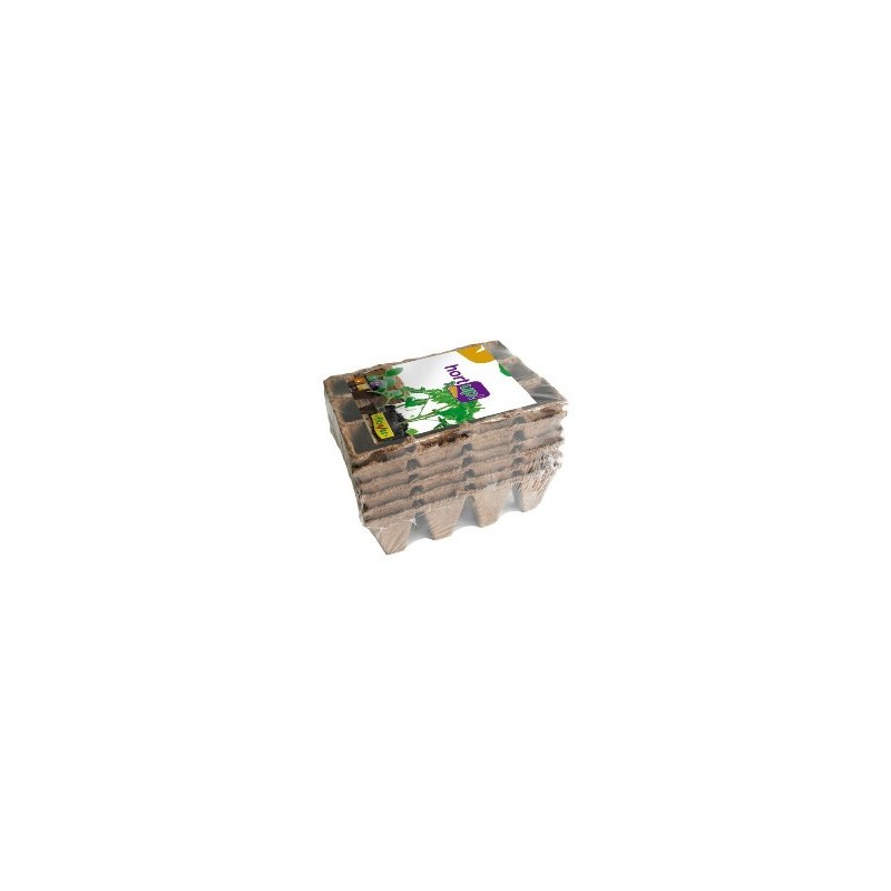 SEMILLEROS BIODEGRADABLES 12 ALVEOLOS PACK 6UDS