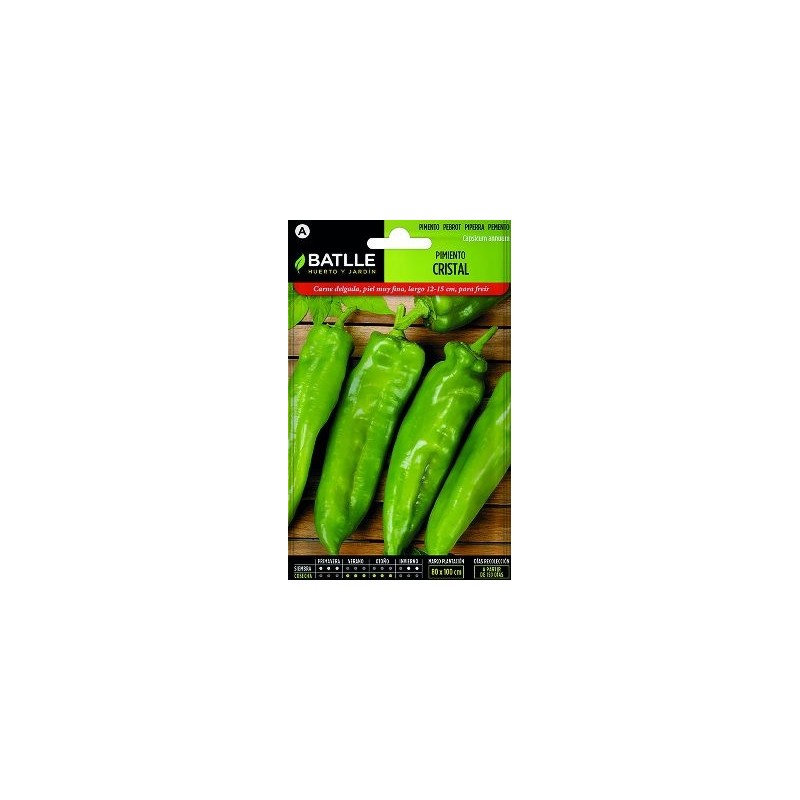 SEMILLAS PIMIENTO CRISTAL 5GR
