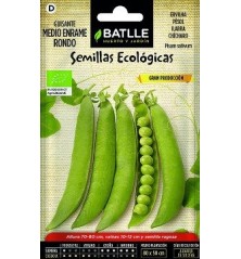 SEMILLAS ECOLOGICAS GUISANTE M.ENRAME RONDO 20GR