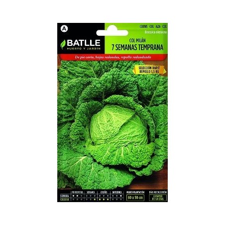 SEMILLAS COL MILAN 7 SEMANAS 10GR