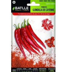 SEMILLAS PIMIENTO GUINDILLA DE CAYENNE ROJO 2GR