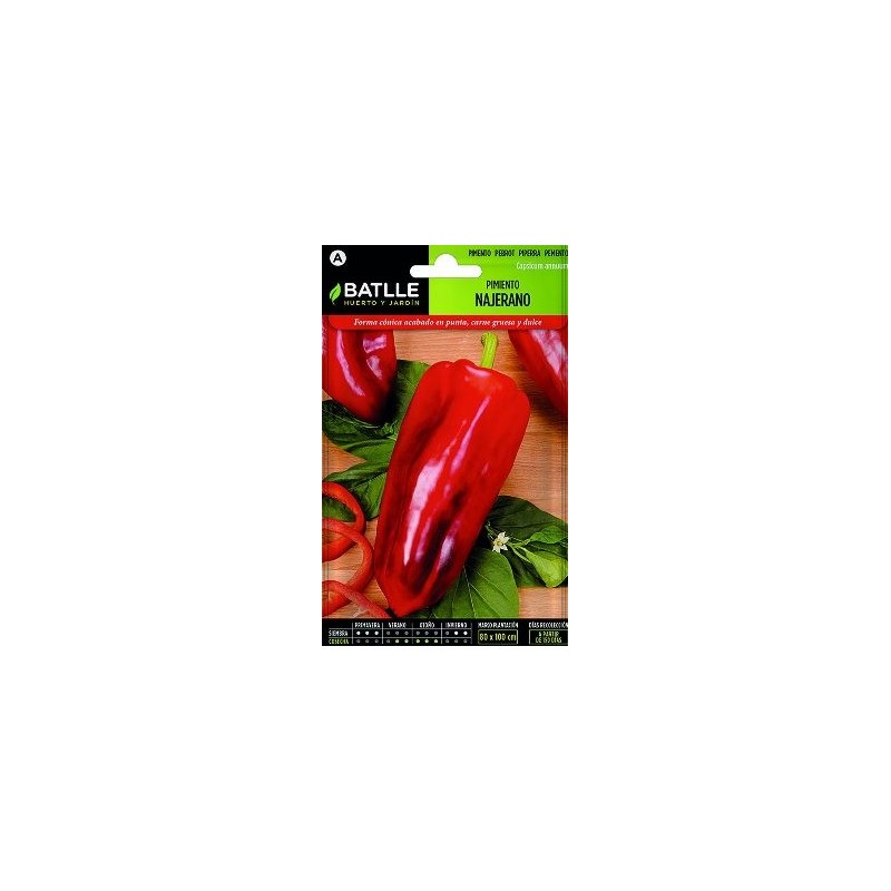 SEMILLAS PIMIENTO NAJERANO ROJO 0,75GR
