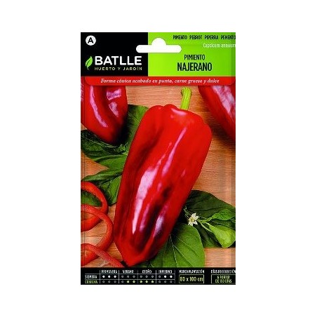 SEMILLAS PIMIENTO NAJERANO ROJO 0,75GR