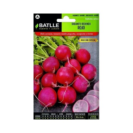 SEMILLAS RABANITO ROJO 15GR