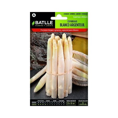 SEMILLAS ESPARRAGO BLANCO 5GR