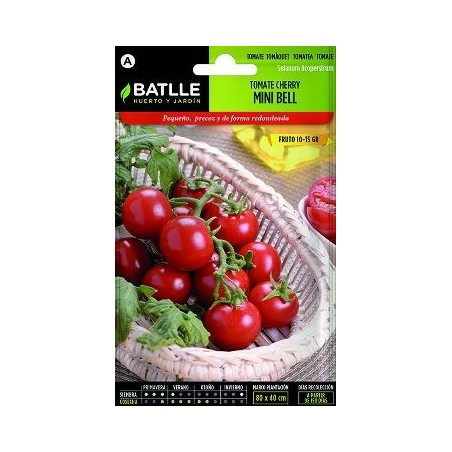 SEMILLAS TOMATE CHERRY COCKTAIL 0,5GR