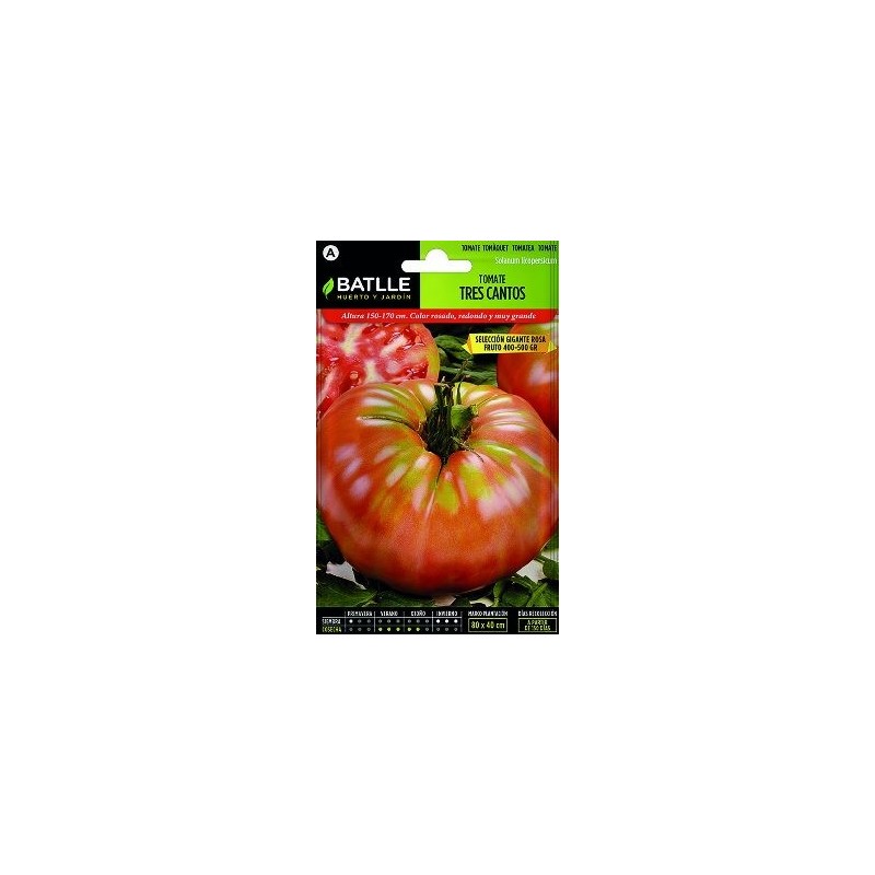 SEMILLAS TOMATE TRES CANTOS GIGANTE ROSA 1GR