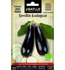 SEMILLAS ECOLOGICAS BERENJENA LARGA MORADA 0,18GR
