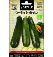 SEMILLAS ECOLOGICAS CALABACIN BLACK BEAUTY 4GR