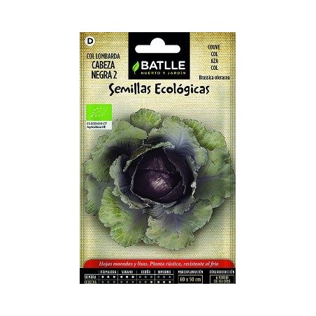SEMILLAS ECOLOGICAS COL LOMBARDA 2GR