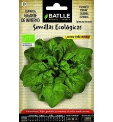 SEMILLAS ECOLOGICAS ESPINACA GIG.INVIERNO 4GR