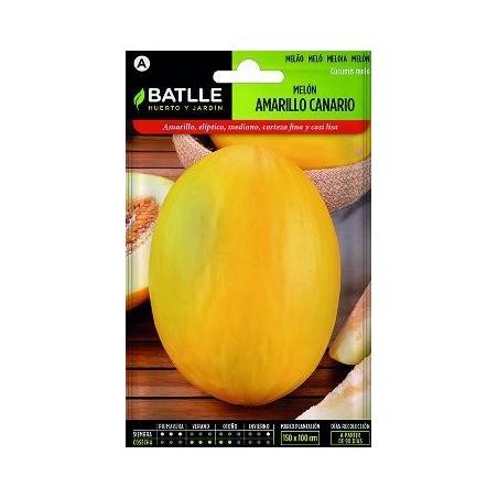 SEMILLAS MELON AMARILLO CANARIO 8GR